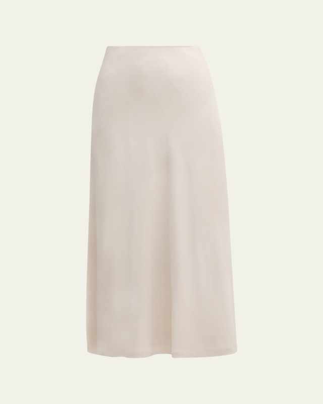 Couture Viscose Diagonal Flute Skirt